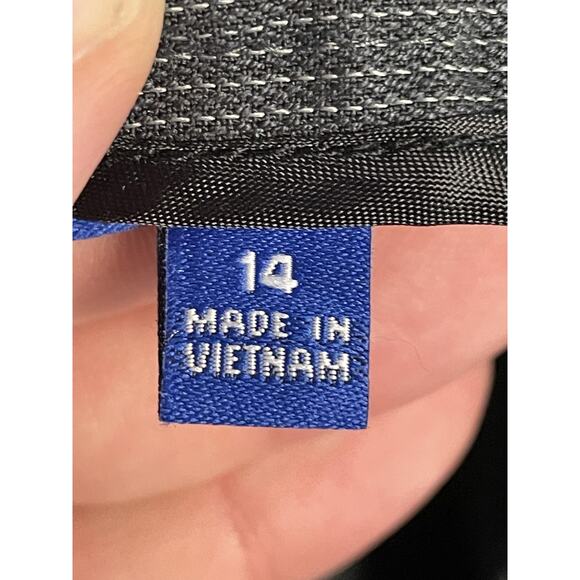 Apt 9 Pants Womens 14 Gray Pinstripe Dress Trouser Career Work - Picture 10 of 13